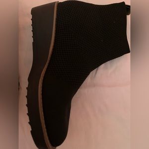 Black booties. Size nine. Brand new. Worn once